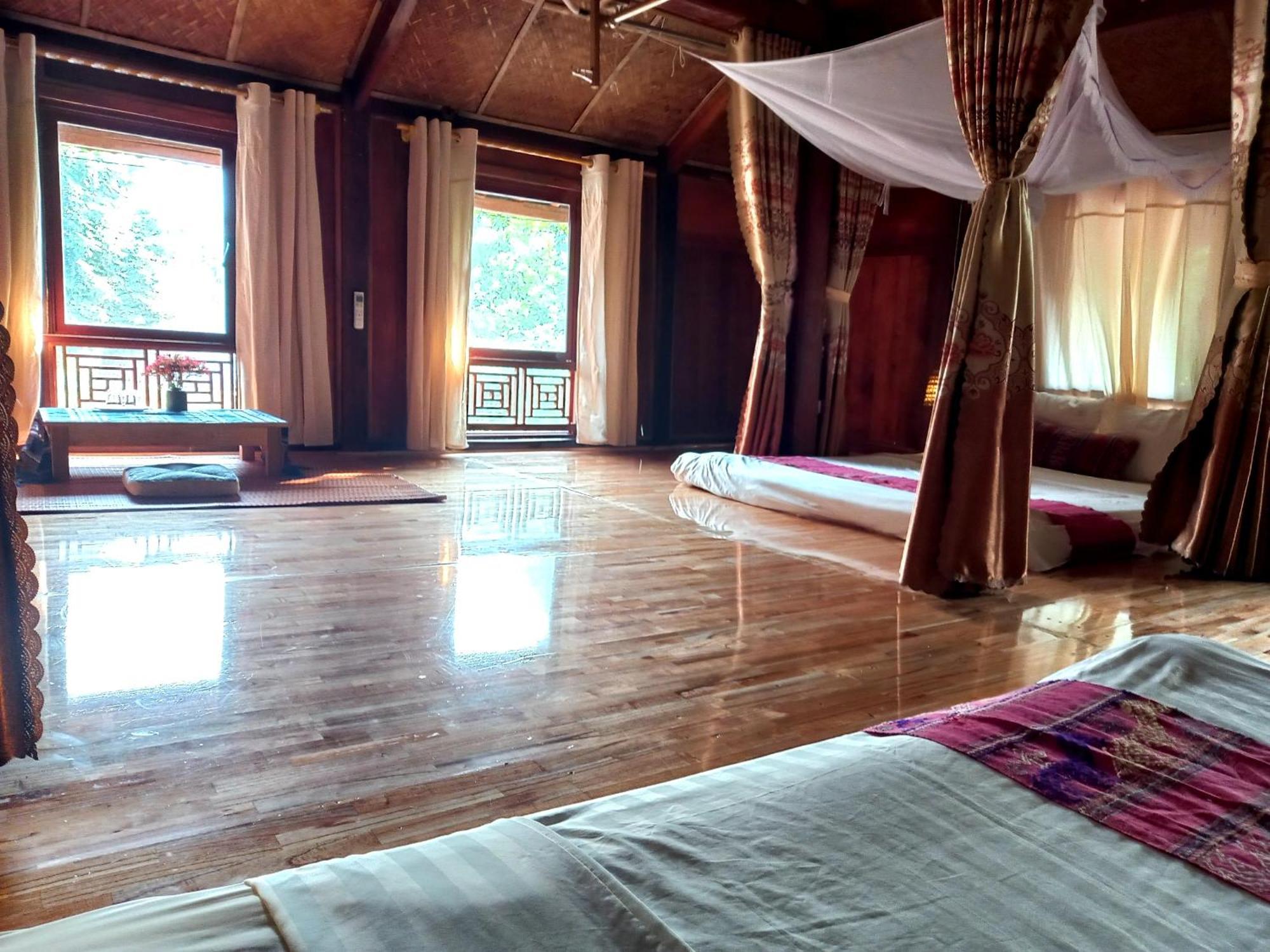 Nha Tan - Mai Chau Homestay And Tours ภายนอก รูปภาพ